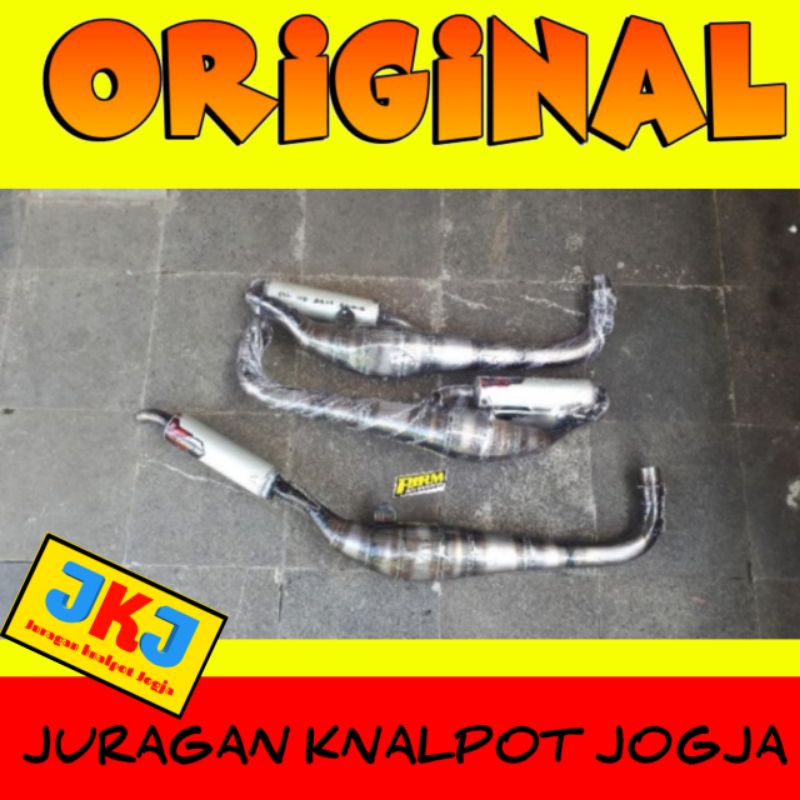 knalpot craempie original Fizr Underbone Model Arm Banana Almunium Plat