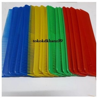 Sisir rambut dewasa lurus warna bening