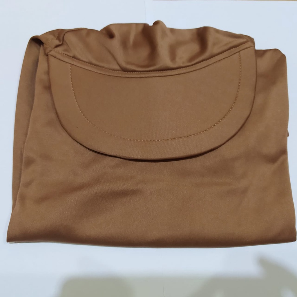 Hijab Topi Sporty dewasa Jilbab Instan Jersey hijab Olahraga Trendi Terbaru (Hijab Topi)-MILO