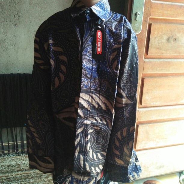 Kemeja Batik Anak Lengan Panjang Usia 1-10th Termurah Dan Berkualitas Tinggi (realpict) Dengan Poto