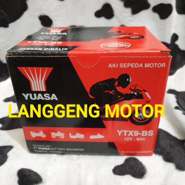 ACCU YUASA YTX9-BS ASLI