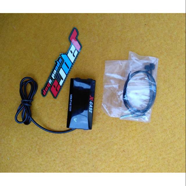 volt meter aki merek x-case vol meter universal