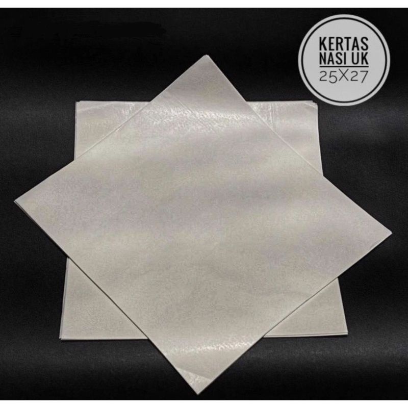 Kertas Bungkus Paper Rice Kertas Nasi KFC 25x27 Kualitas Super / MG Paper Baking/Wrap/ Burger