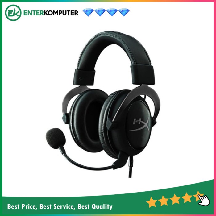 Headset Kingston HyperX Cloud II Gunmetal