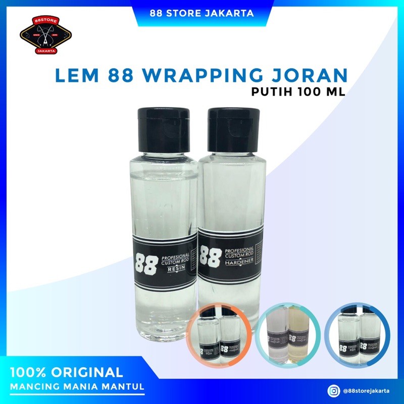 88storejakarta lem khusus untuk custom wraping joran 100ml botol fliptop