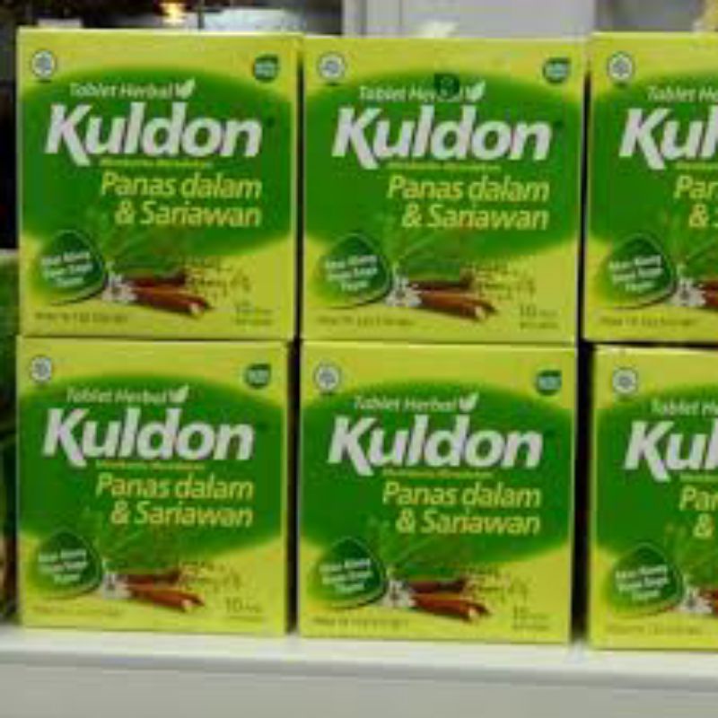 Kuldon Sariawan ( 10 strip @ 4 tablet ) || Kuldon obat sariawan dan panas dalam