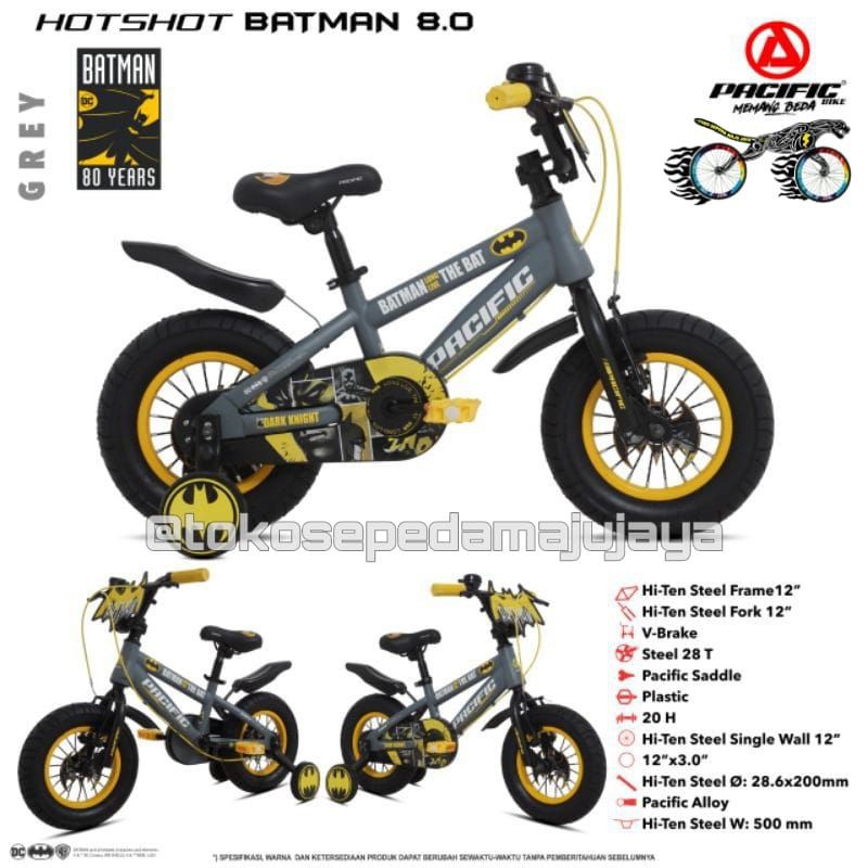 Sepeda Anak BMX 18 Inch Batman Hotshot 3.0 By Pacific