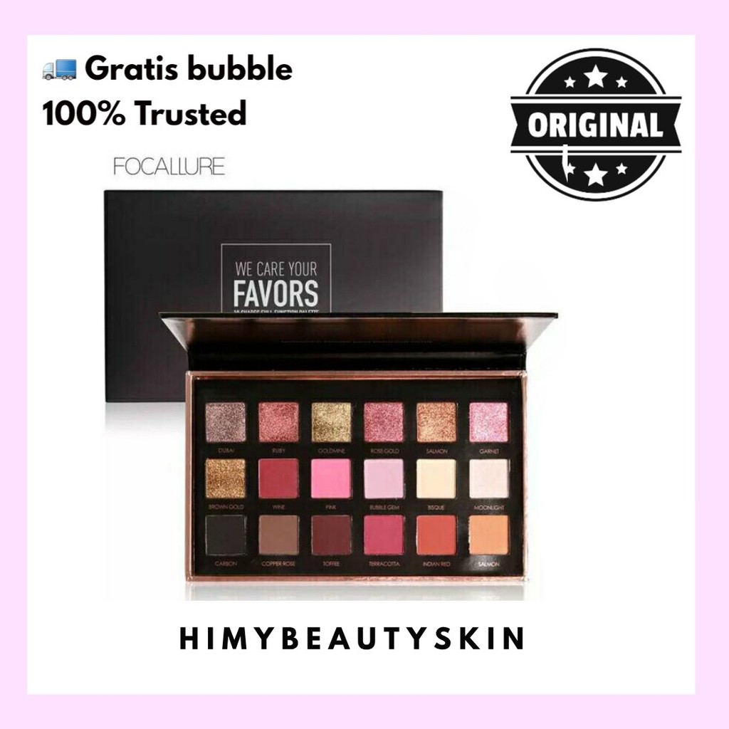 HIMY - FOCALLURE EYESHADOW YOUR FAVORS 18 PALETTE