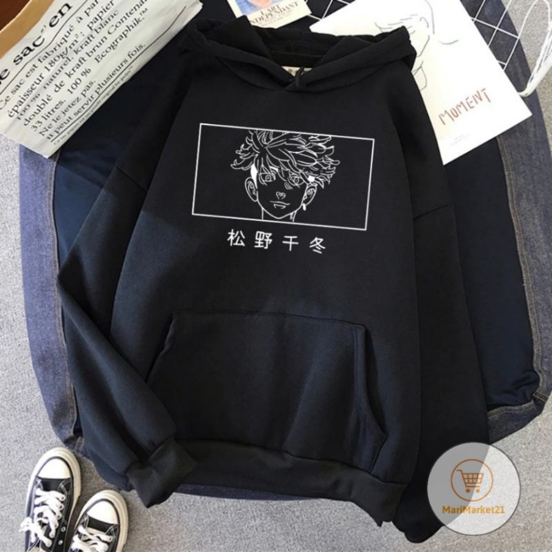 Jaket Hoodie Jumper Sweater Chifuyu Cifuyu Matsuno Anime Tokyo Revengers Pria Wanita