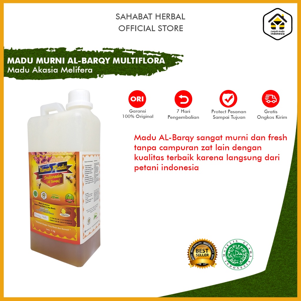 

Madu Asli Murni Akasia Jambi | Madu Murni Nektar Akasia | Madu Murni Akasia Melifera Original 1 Kg
