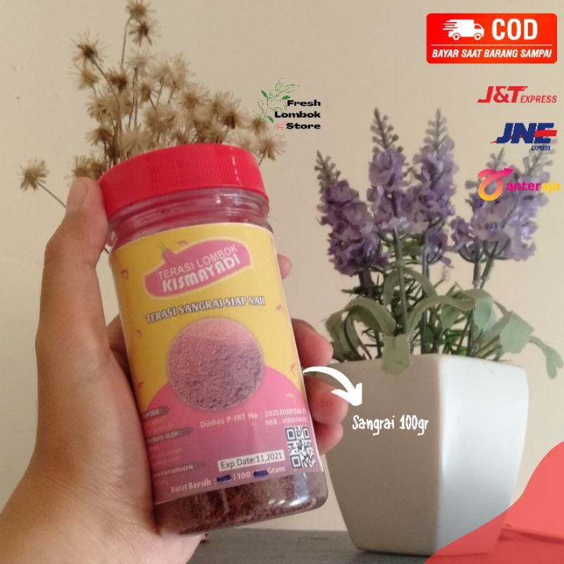 Terasi Bubuk Sangrai 100gr - Oleh-oleh Khas Lombok - Belacan