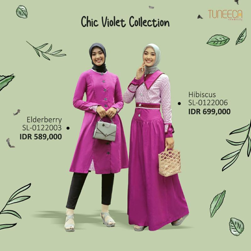 Rahma. Gamis Tuneeca SL-0122