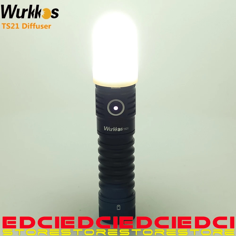 Diffuser Silicone Wurkkos untuk Senter 21700