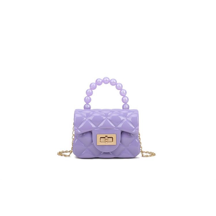 ♥DPS829♥T57 Tas Selempang Polos Jelly Glossy Slingbag Import Real Pict