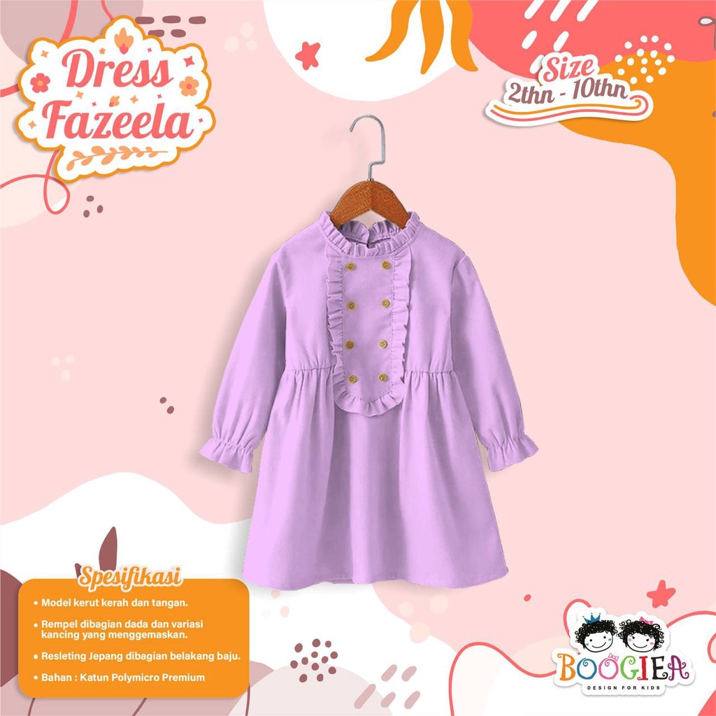 Dress Fazeela By Boogiea Kids