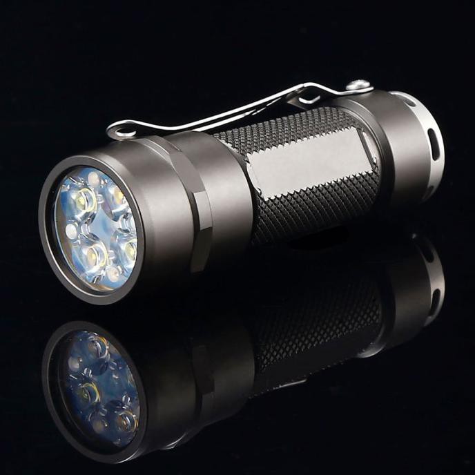 Jetbeam Rrt03 Raptor Flashlight Senter Tactical Led Nichia 219C 1400 L Siyanasaras
