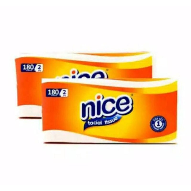 TISU TISSUE NICE FACIAL TISSUE 180 sheets 2 Ply/TISU TISSUE TRAVEL PROMO ORIGINAL-1