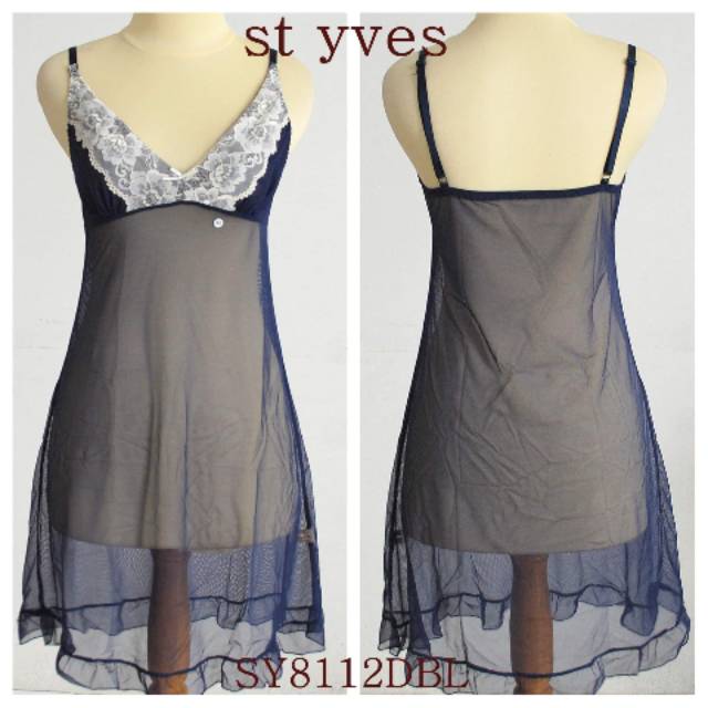 Lingerie St.yves Sy8112 baju tidur sexy transfaran