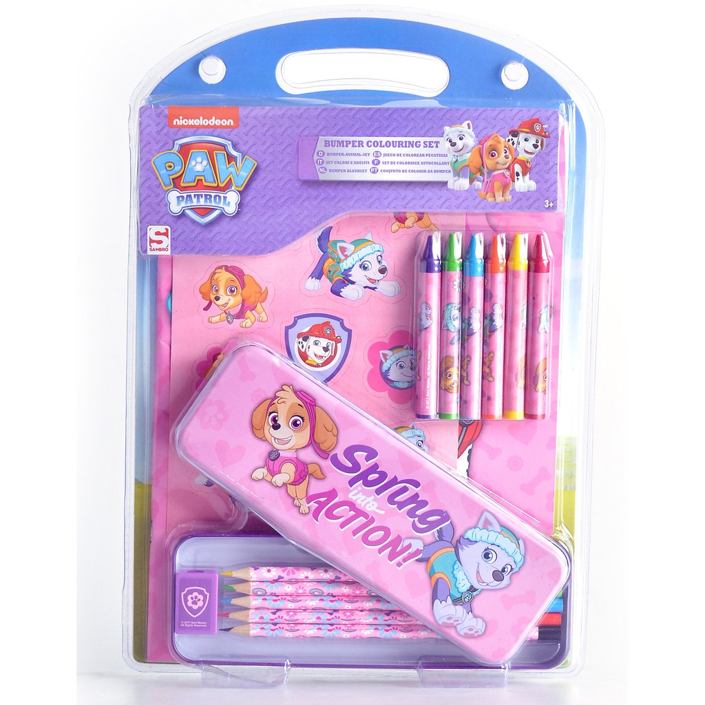 

Paket Alat Gambar Crayon Art Set Paw Patrol Colouring Set