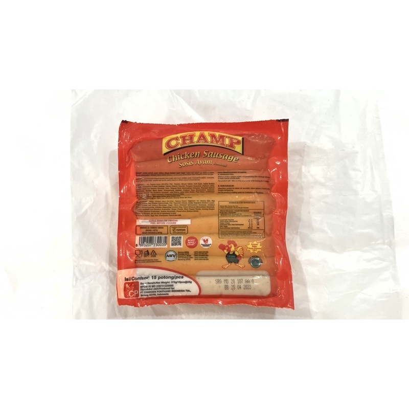 

Champ Sosis Ayam isi 15 375gr STS frozen