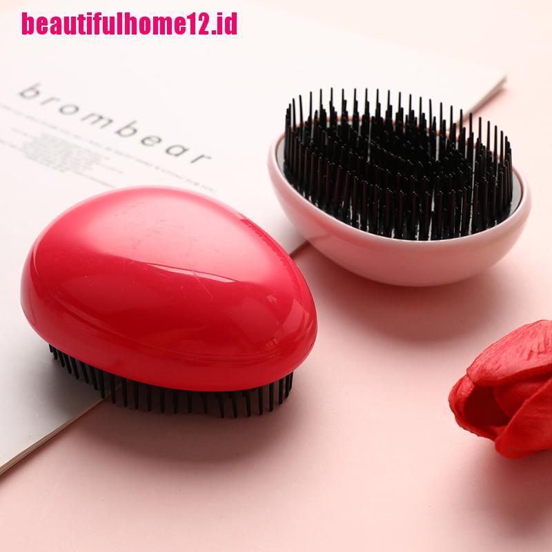 Sisir Rambut Anti Statis Bentuk Telur Untuk Styling