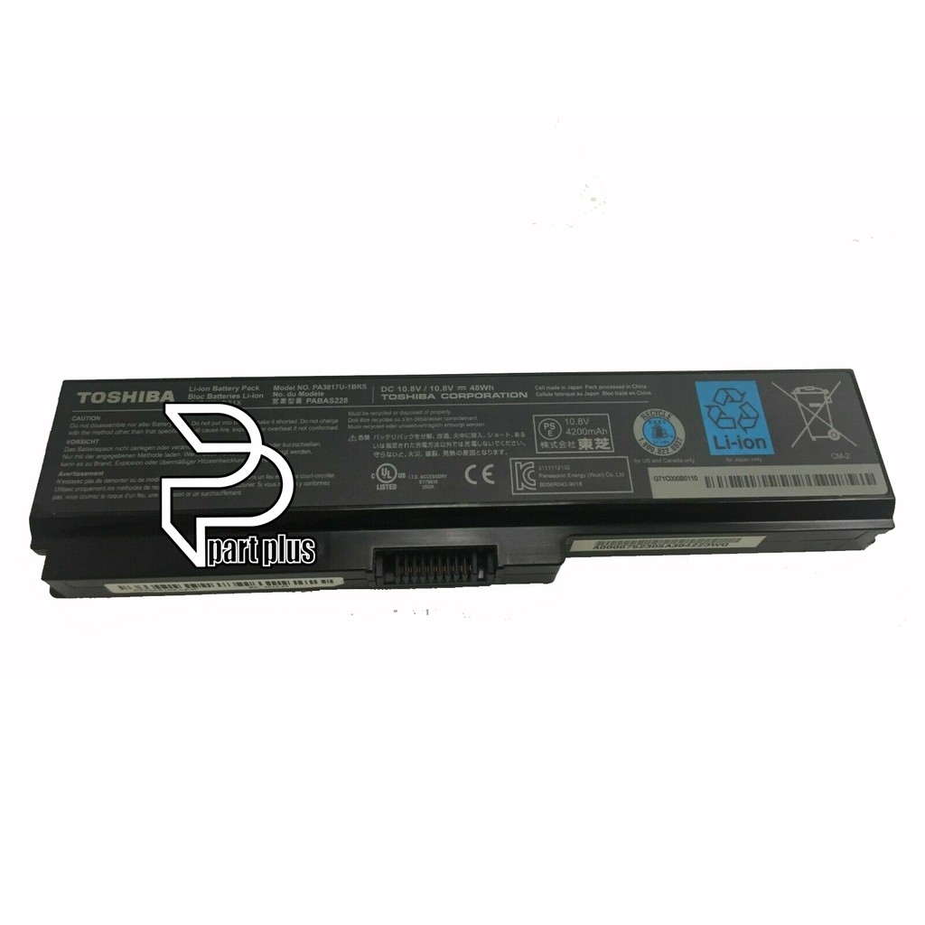 Baterai Batre Battery Toshiba Original L645 C600 L745 A660 L630 L640 L735 C635 C640 C645 PA3817U