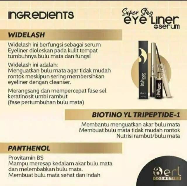 Berl Eyeliner / berl / berlcosmetics Super stay eyeliner +serum