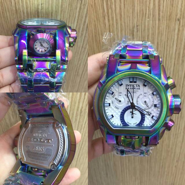 Jam tangan pria INVICTA BOLT ZEUS RAINBOW GRADE PREMIUM AAA+