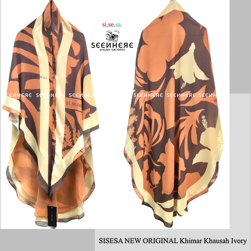 [𝐒𝐄𝐄𝐍𝐇𝐄𝐑𝐄] SISESA NEW ORIGINAL Khimar Khausah Ivory