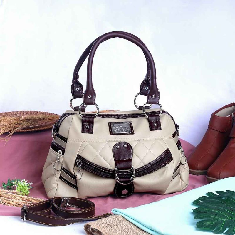 4 Warna - Handbag Wanita Terbaru | Tas Selempang Hand Bag | Desain Klasik Cantik Eelegan Kakinian