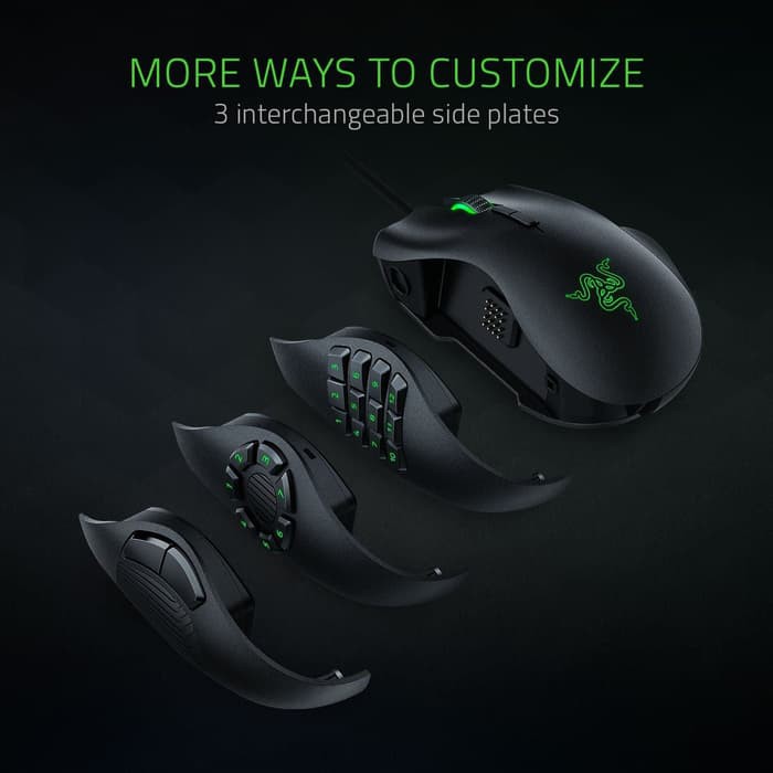 Razer Naga Trinity MMO / MOBA Gaming mouse