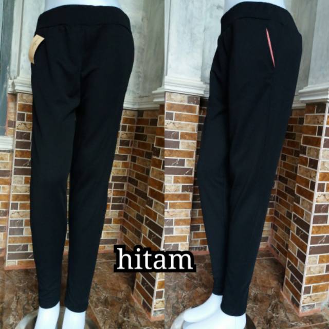 Jien pants wanita / celana luna panjang / celana streacht waffle crepe / terbaru dan termurah