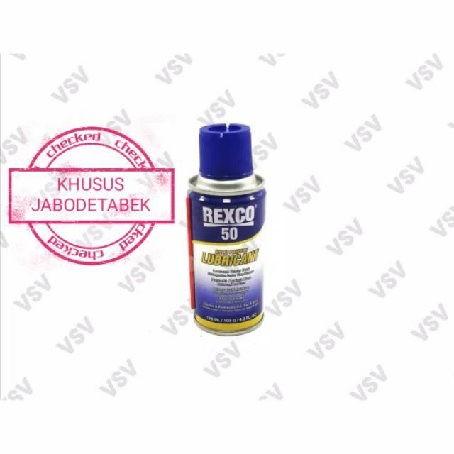 REXCO 50 (120ml) lubricant spray pelumas minyak serba guna