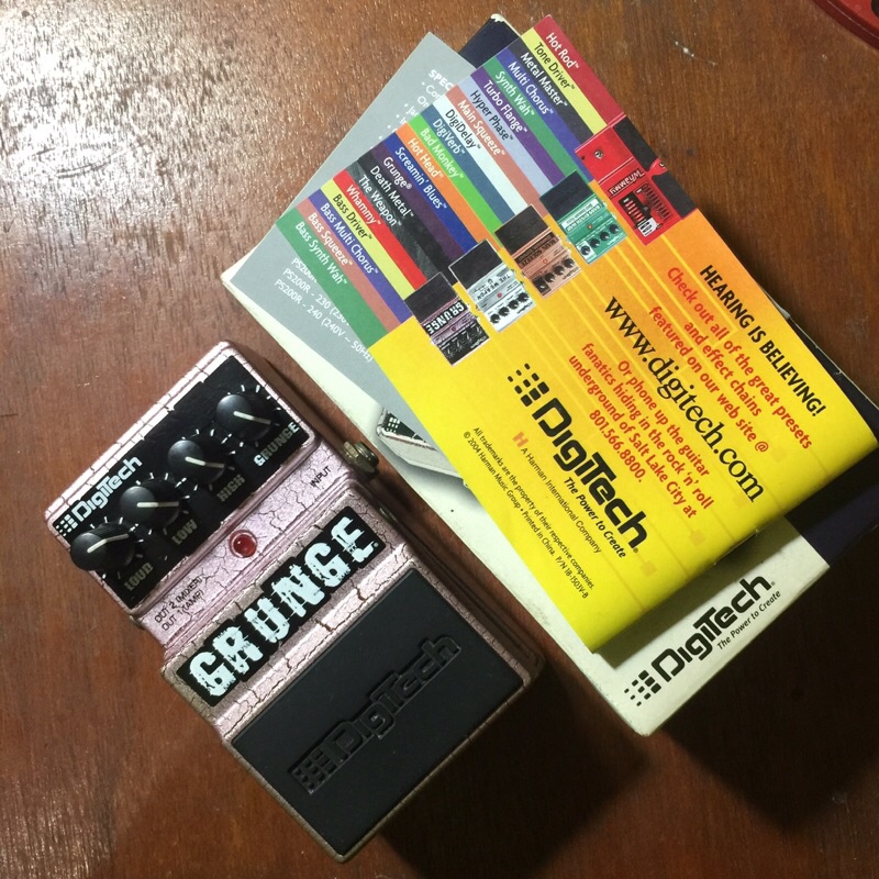 Pedal Efek Gitar Guitar Effect Digitech Grunge Distortion