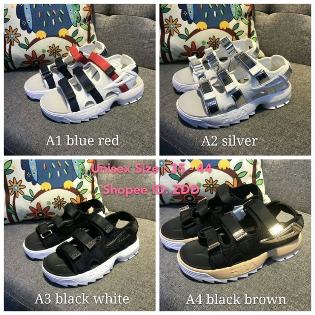 fila sepatu sandal