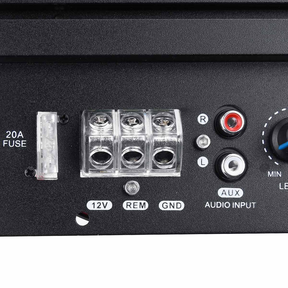 Audew Mono Car Audio Amplifier Board Player Bass Subwoofer 600W - C62060 - Black