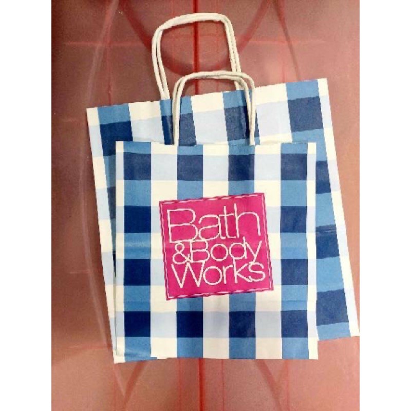 

bbw bath&body works paper bag original‼️