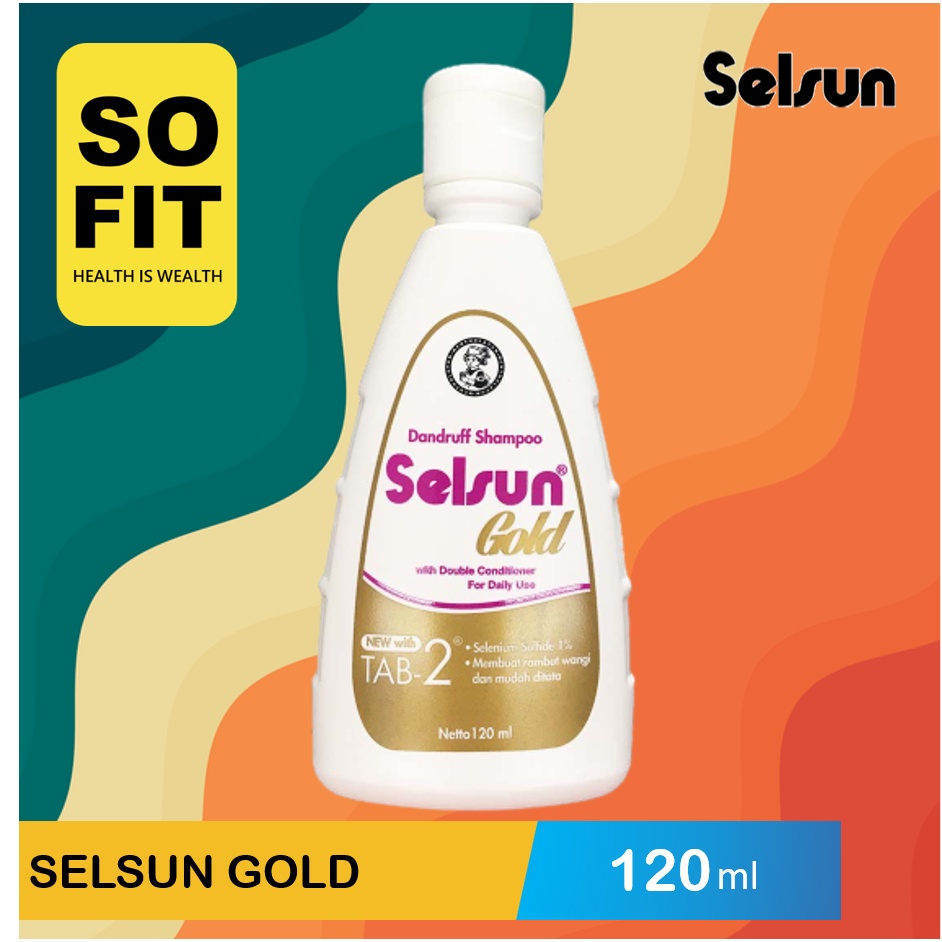 Selsun GOLD Shampoo 120ml / Selsun Shampoo / Selsun Shampo