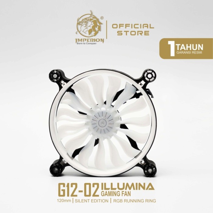 FAN CASING 12CM IMPERION FA-G12-02 ILLUMINA RGB LED RING