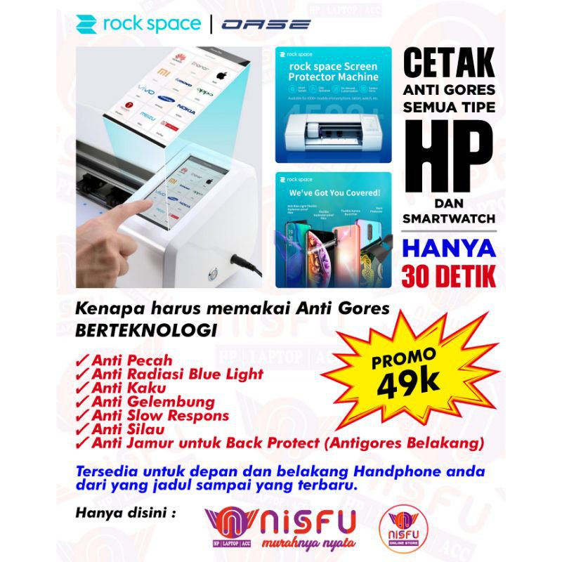 OASE Hydrogel Back Protect/Rock Space Hydrogel Back Protect/Anti Gores Belakang Premium