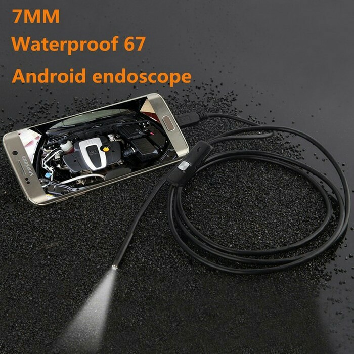 Android Camera Endoscope 720P IP67 Waterproof Kecil Mini Kabel OTG