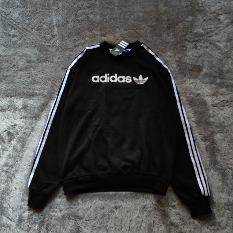 Sweater Crewneck Adidas Linear FullTag &amp; Lebel