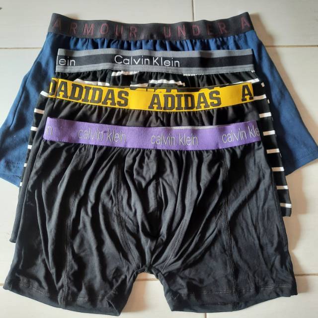 CD boxer pria murah katun spandex m.l.xl.xxl