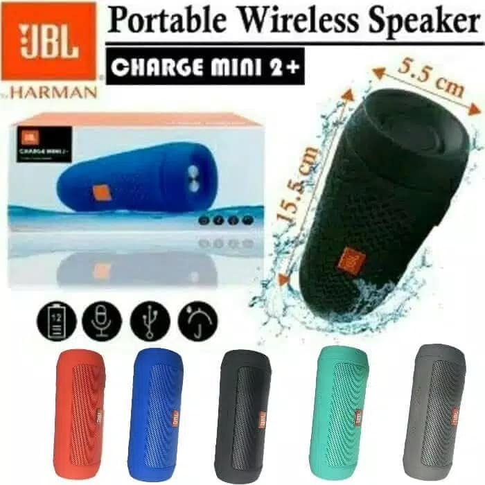 SPEAKER BLUETOOTH WIRELESS PORTABLE CHARGE 2+ BESAR SPLASHPROOF