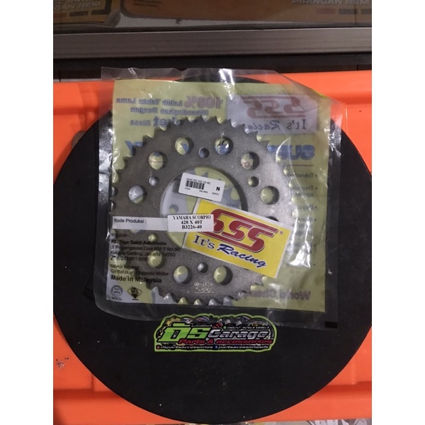 gear gir belakang SSS 428 scorpio, vixion new, vixion advance, vixion lightning, R15, vixion R, byso