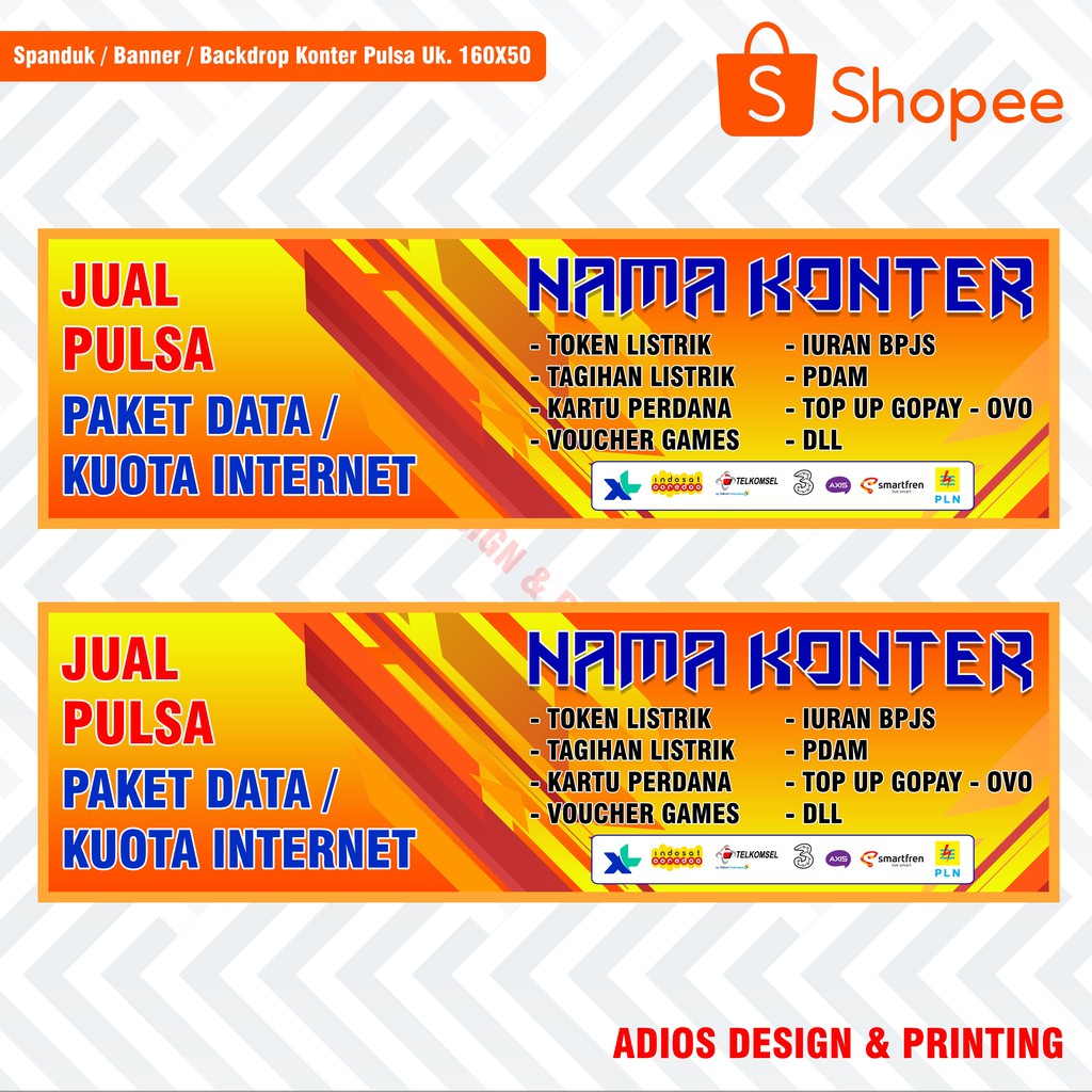 Spanduk Jual Pulsa Dan Token kumpulan contoh spanduk