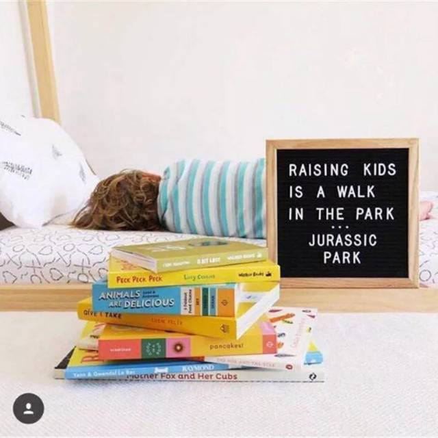 

Felt letter board / papan tulisan