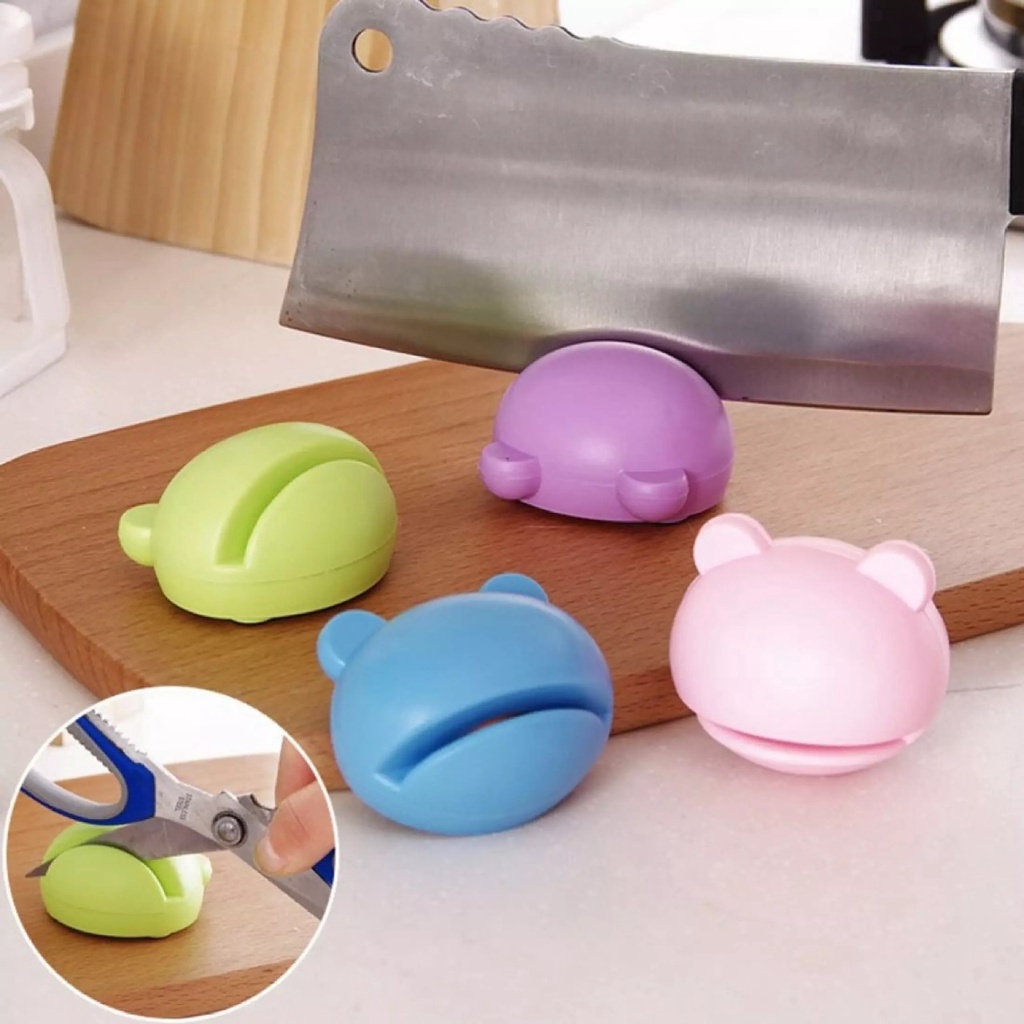 

SHARPENER ALAT PENGASAH PISAU GUNTING BENTUK KEPALA KODOK KUALITAS BERKELAS