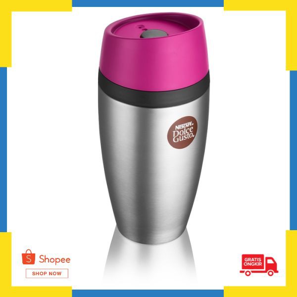 

Bisa Bayar Ditempat ( COD ) NESCAFE DULCO GUSTO STAINLESS STEEL THERMO TRAVEL MUG IN PURPLE TUMBLE