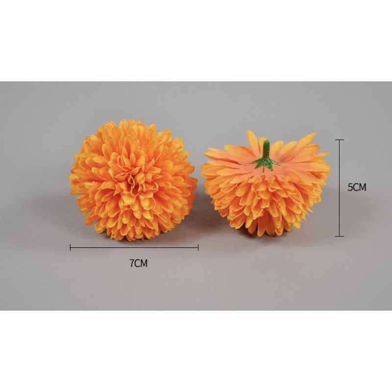 KS36 GROSIR 50 pcs bunga pompom hydrangea artificial bahan mahar Boris becker